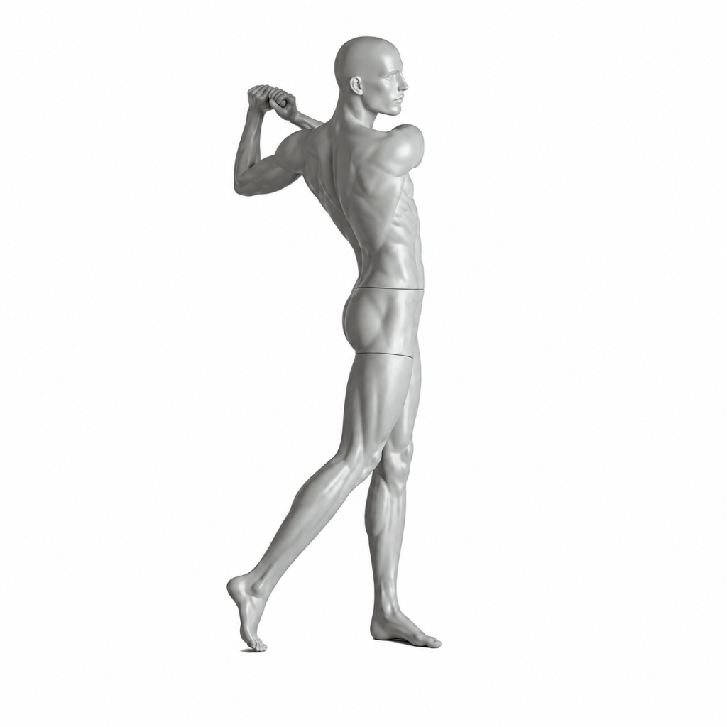 Mannequin homme golf – Pose de swing