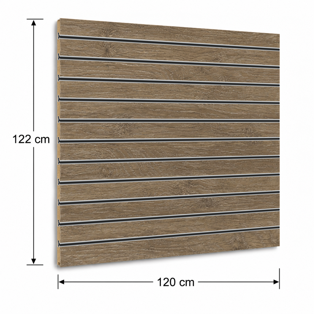 Panneau rainuré Spacewall Aspect Chêne moka