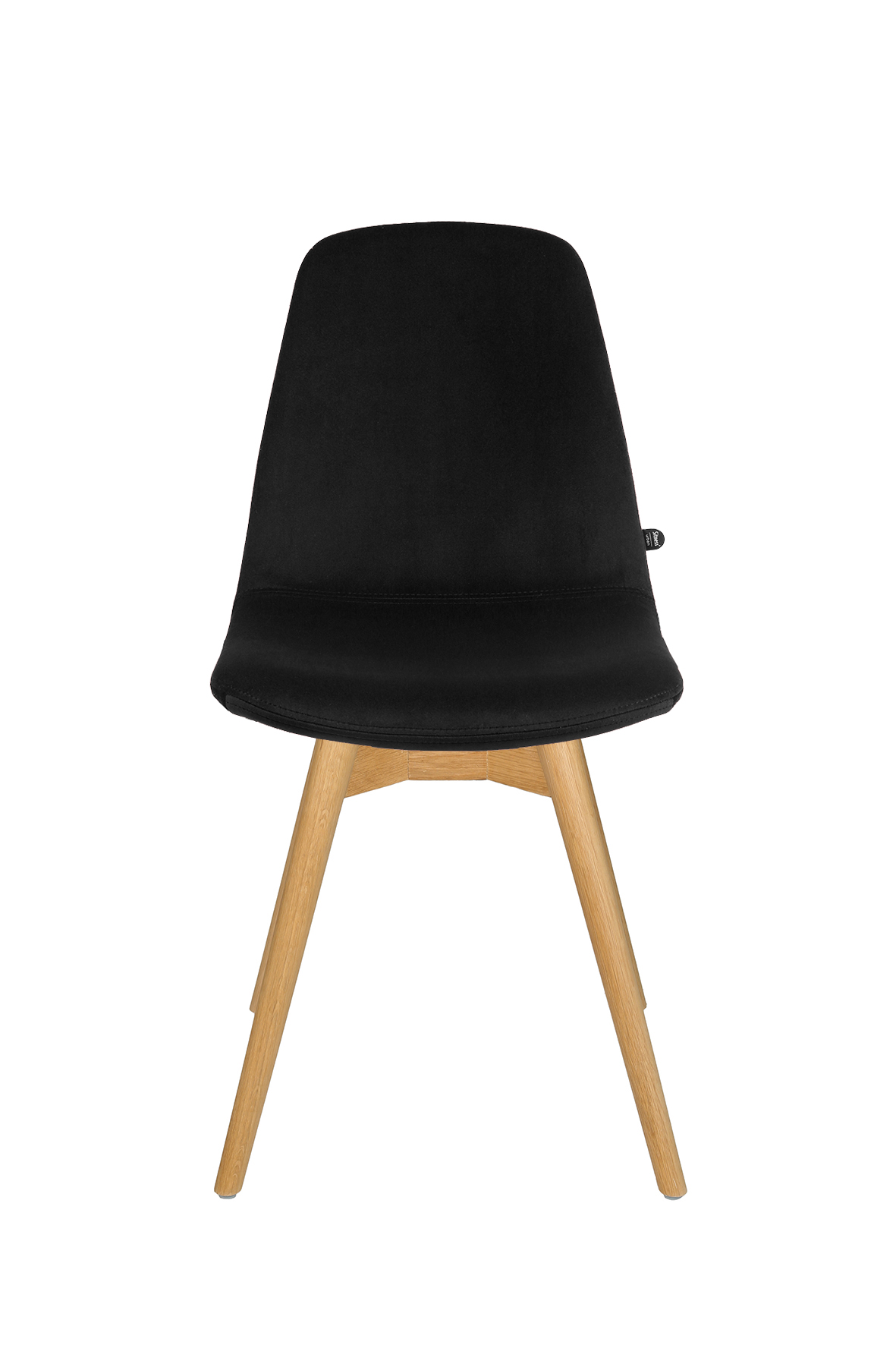 Chaise avec pieds en bois ronds