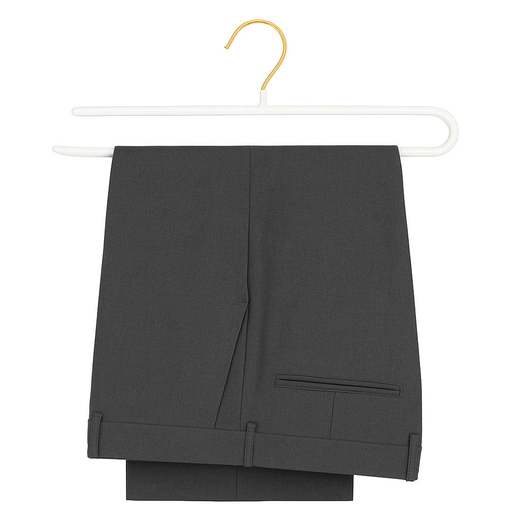 Cintre pour pantalons à double barre