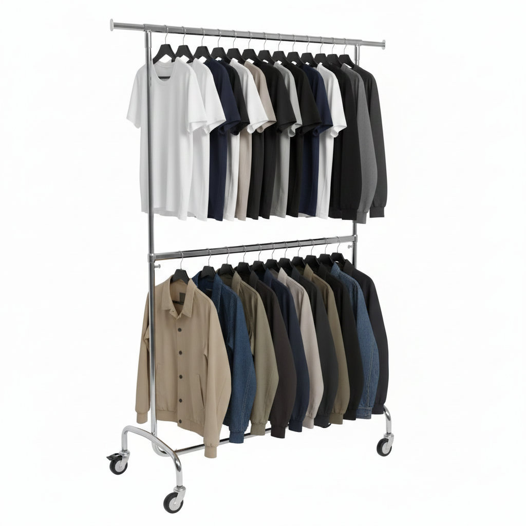 Penderie de confection mobile