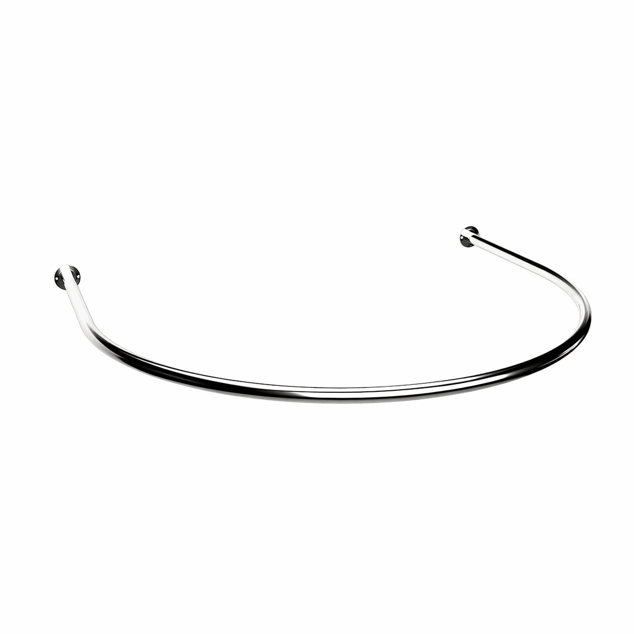 Structure cabine d'essayage demi-cercle