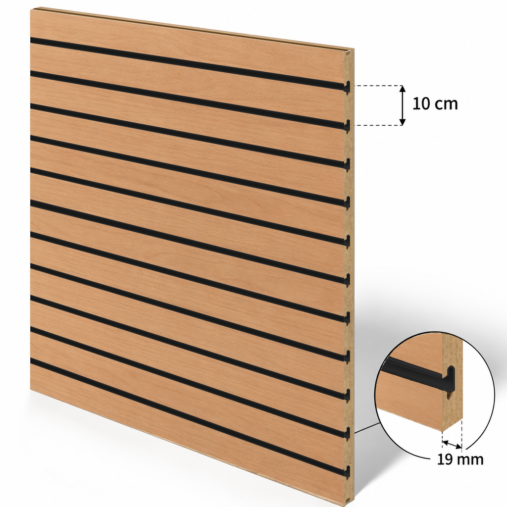 Panneau rainuré Spacewall Aspect Hêtre