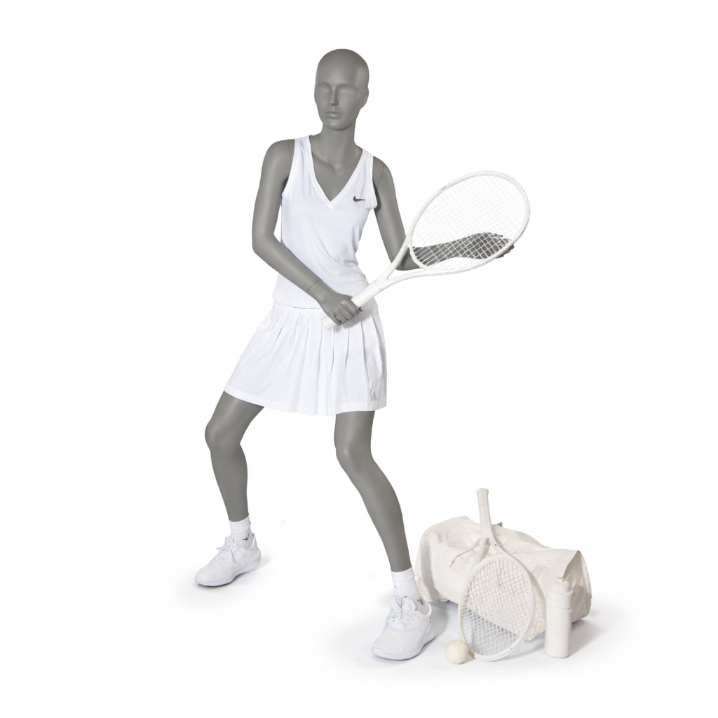 Mannequin femme sport tennis