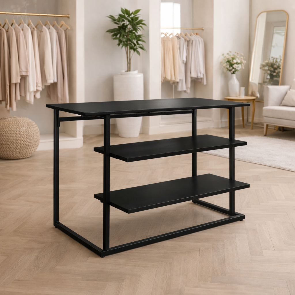 Table de présentation, noir