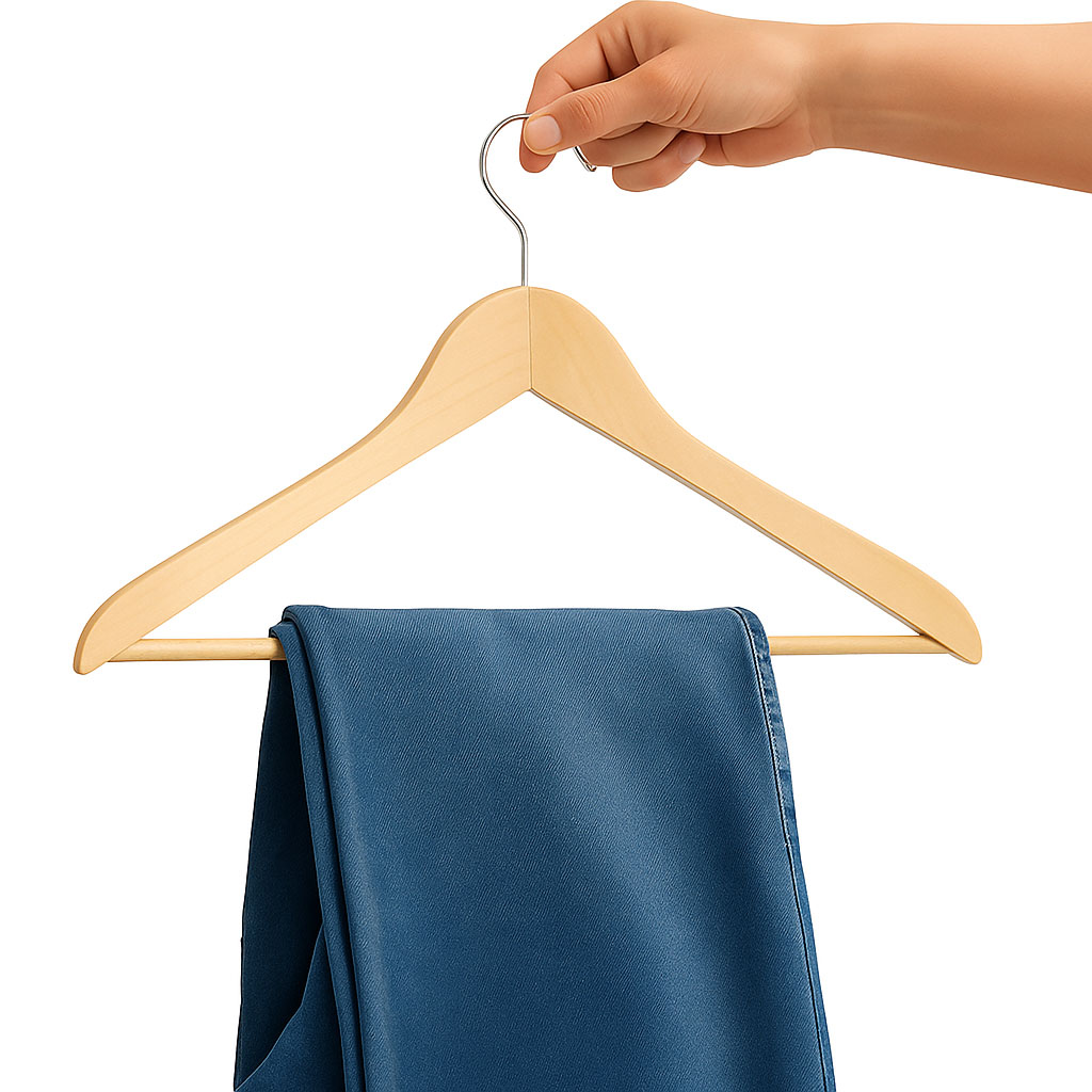 Cintres en bois inclinés