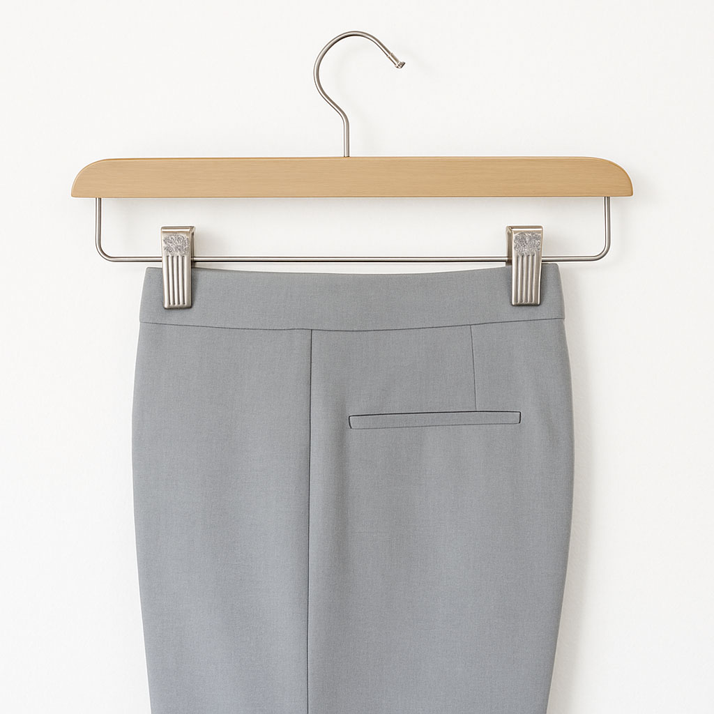 Cintres pour pantalons, avec pinces