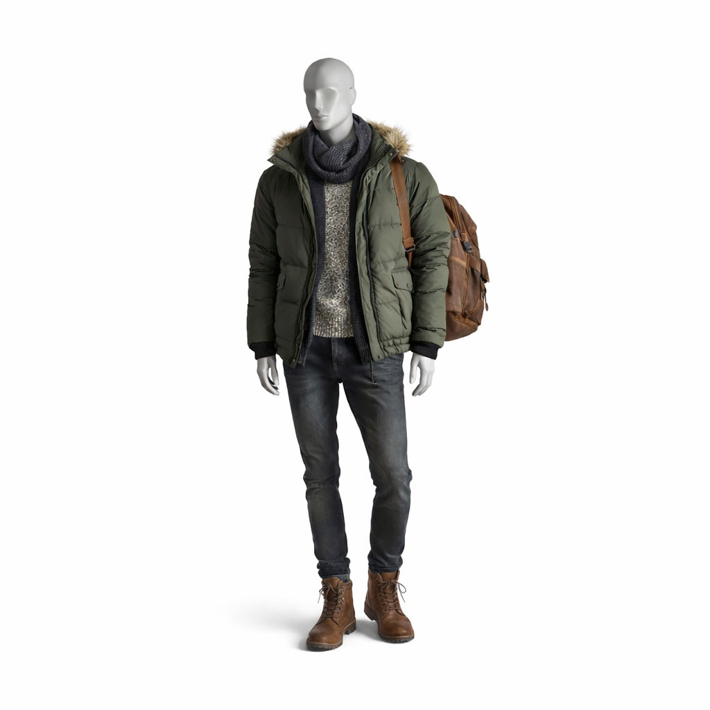 Mannequin homme stylisé avec muscles