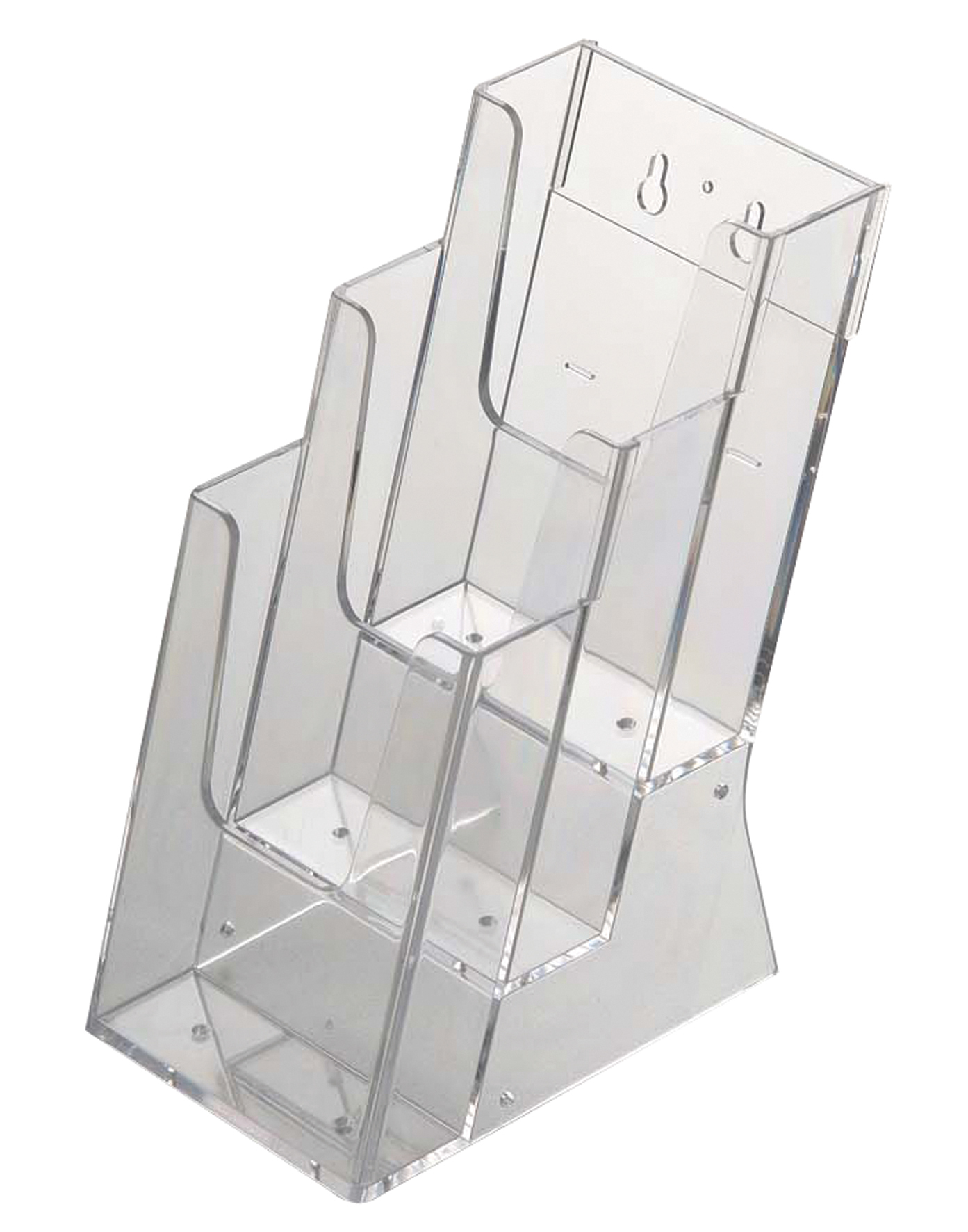 Distributeur de brochures multi compartiments