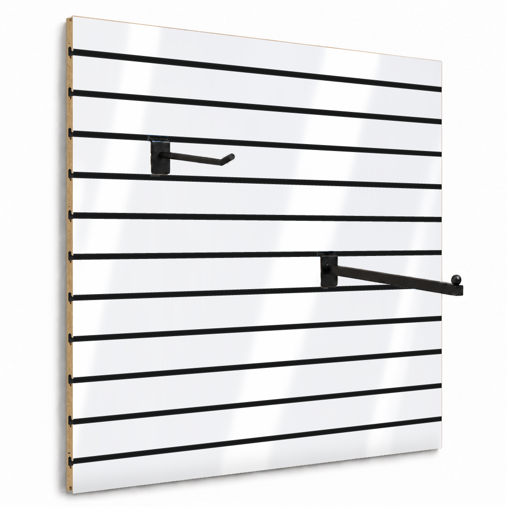 Panneau rainuré Spacewall Blanc (brillant)