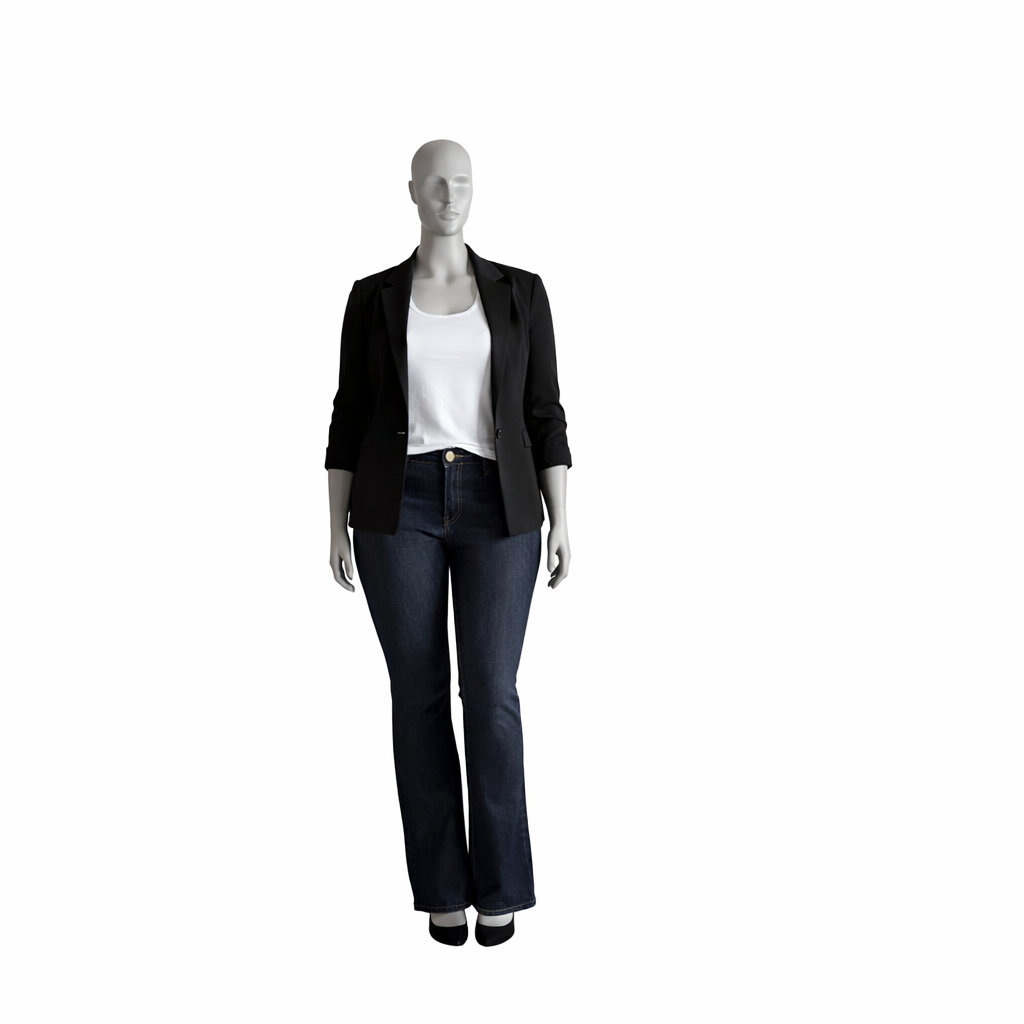 Mannequin femme moderne grande taille