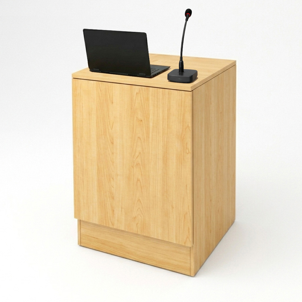 Comptoir droit, décor érable