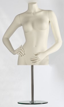 Mannequin torse femme sans tête