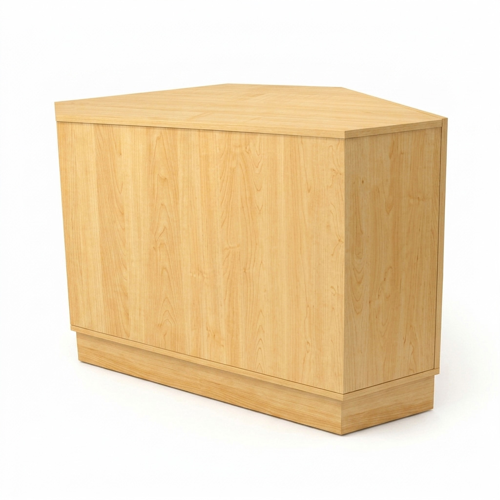 Comptoir angle extérieur 90°, décor érable