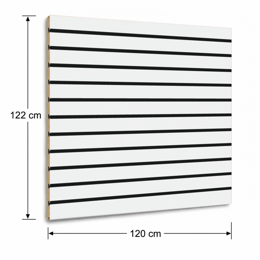 Panneau rainuré Spacewall Blanc (mat)