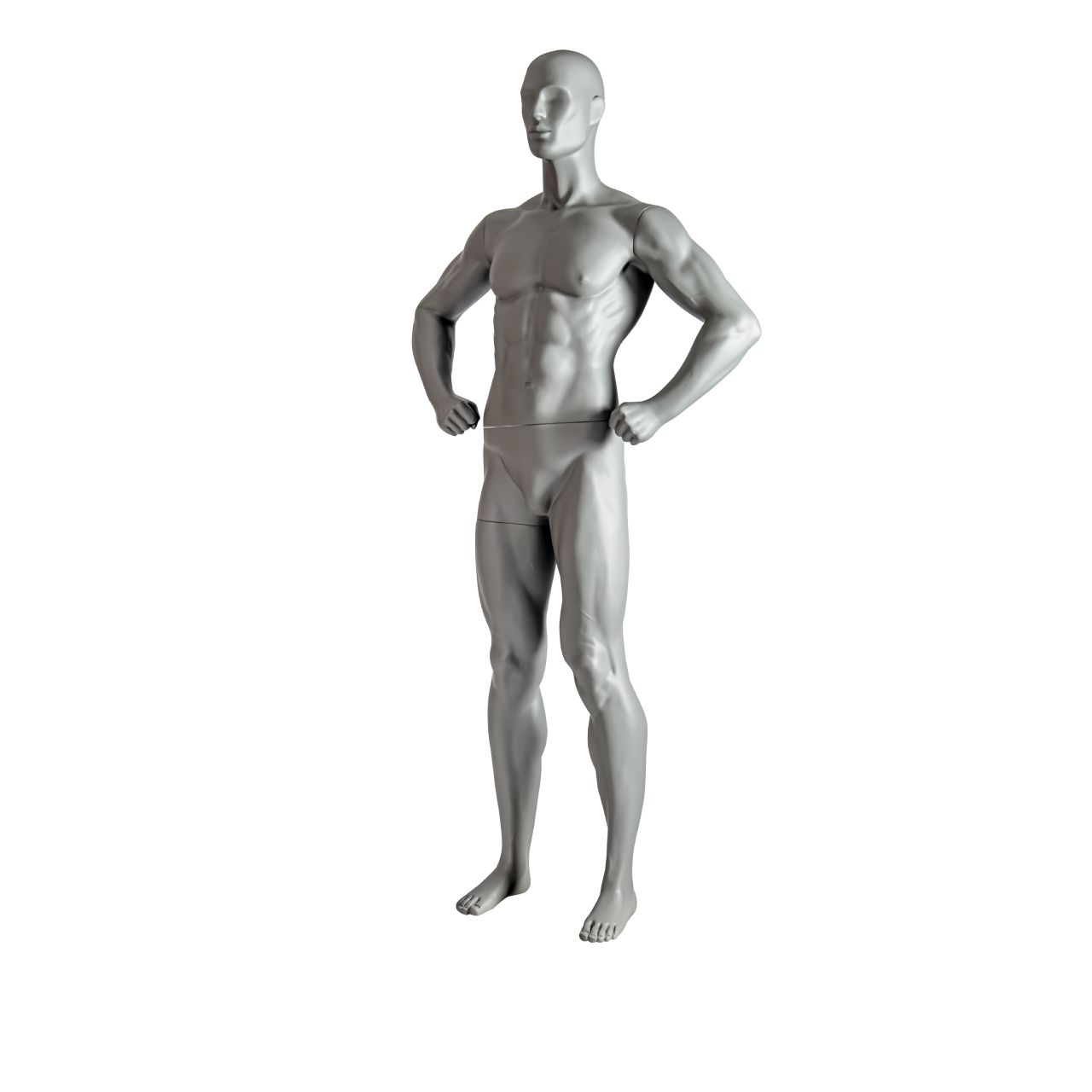 Mannequin homme sport position droite avec muscles