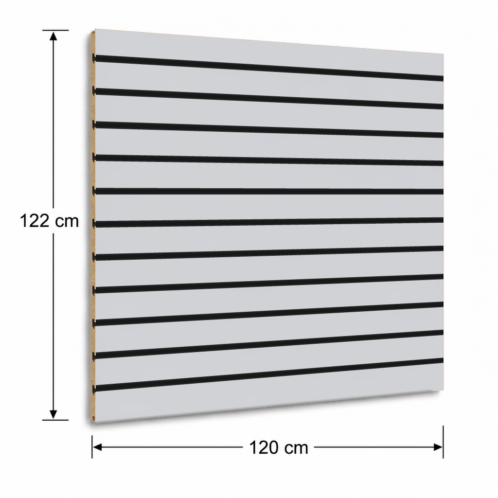 Panneau rainuré Spacewall Gris clair