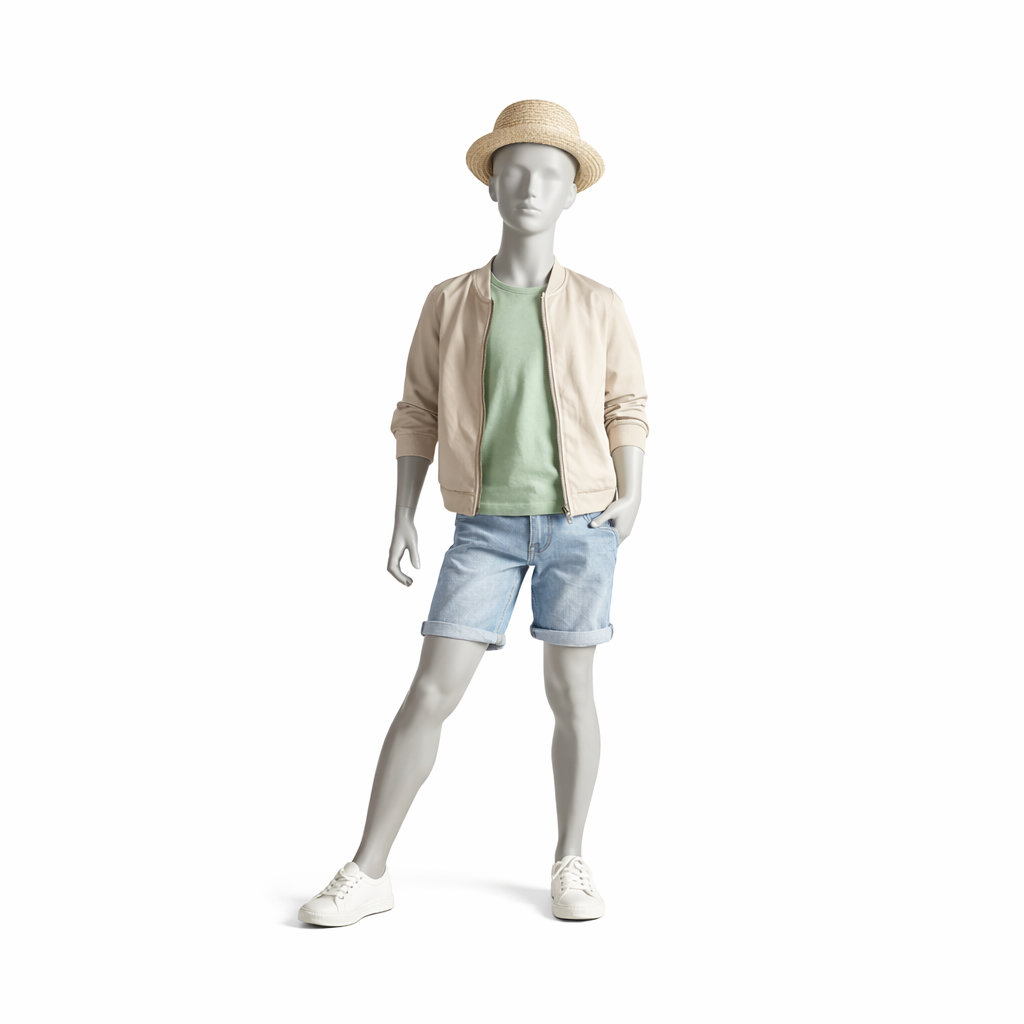 Mannequin garçon multi positions