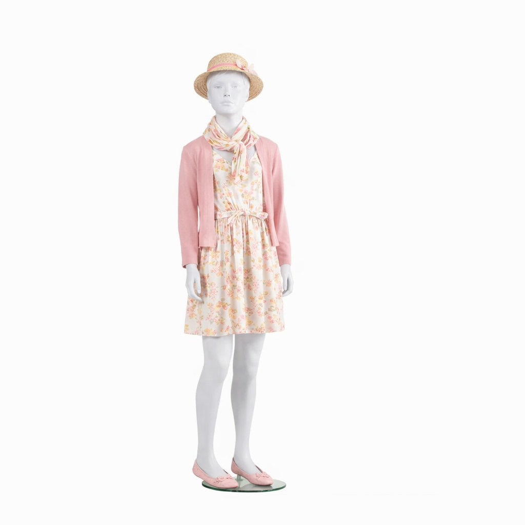 Mannequin fille moderne, bras tendus