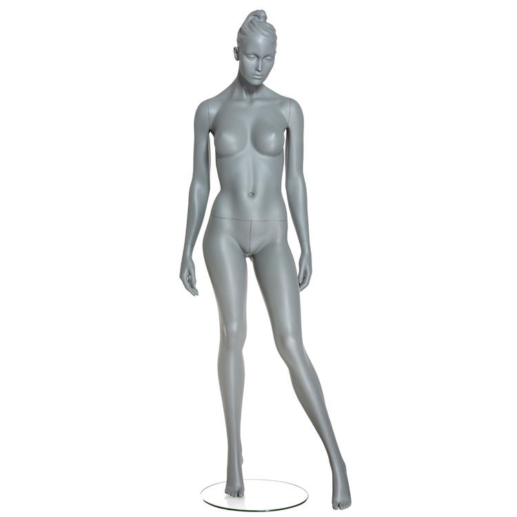 Mannequin femme stylisé tête sculptée Mannequin femme stylisé tête sculptée