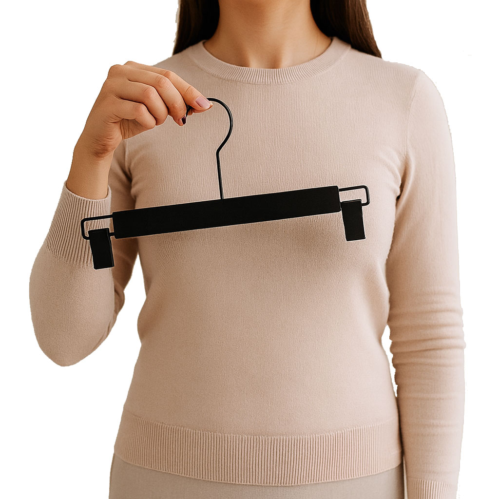 Cintre pince en bois