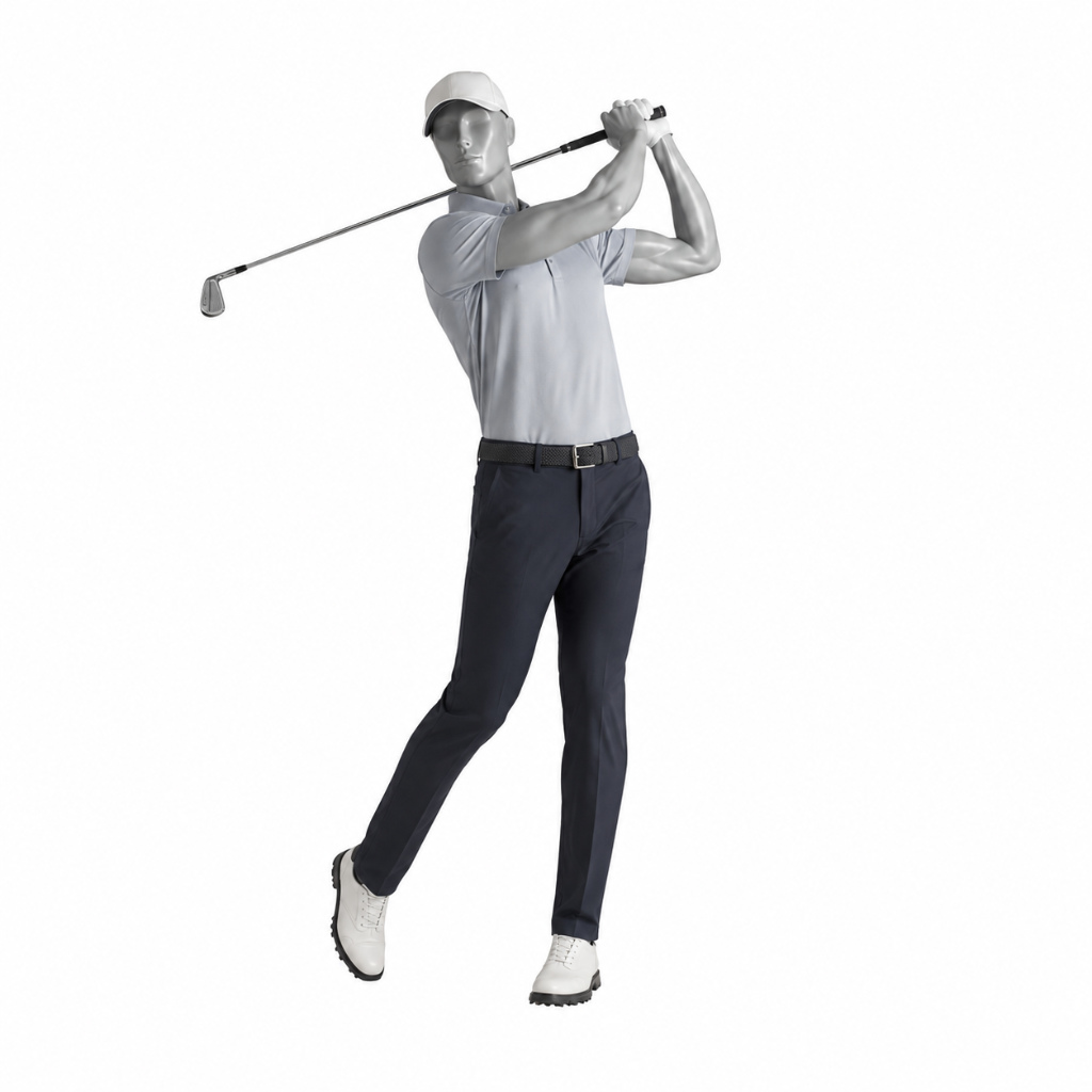 Mannequin homme golf – Pose de swing