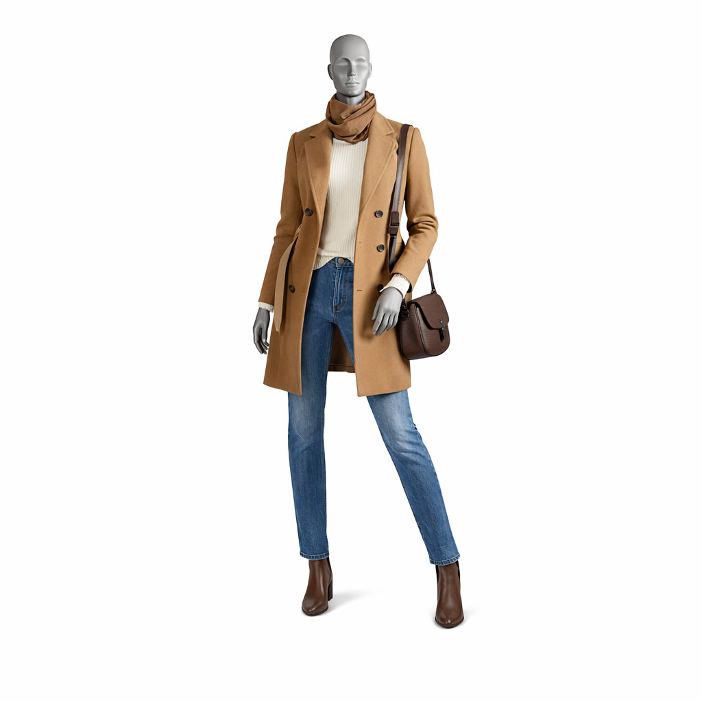 Mannequin femme stylisé déhanché