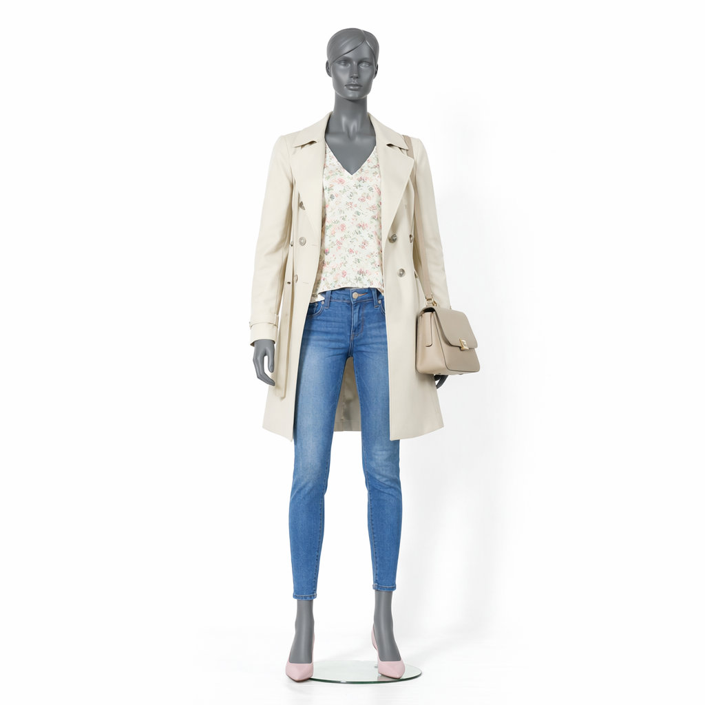 Mannequin femme bras droits réaliste