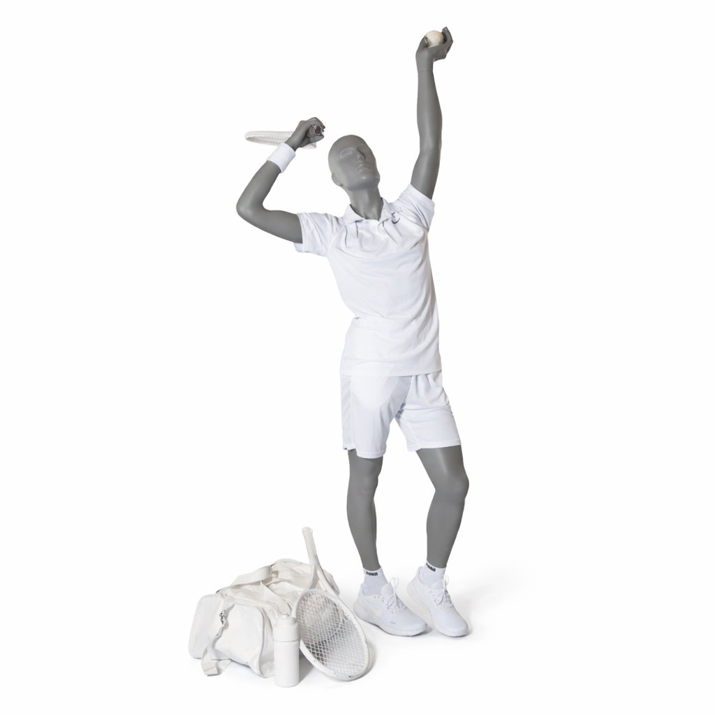 Mannequin homme sport tennis