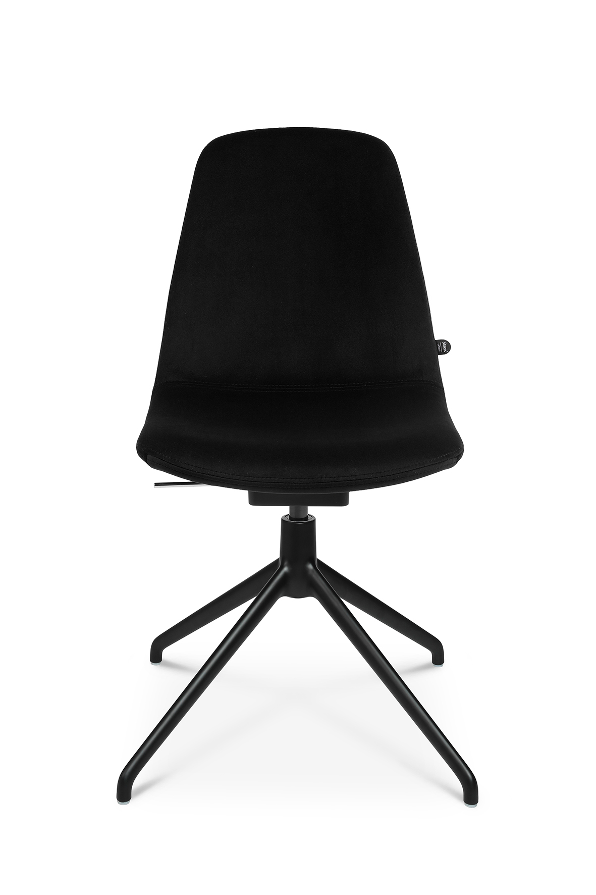 Chaise avec pieds en aluminium