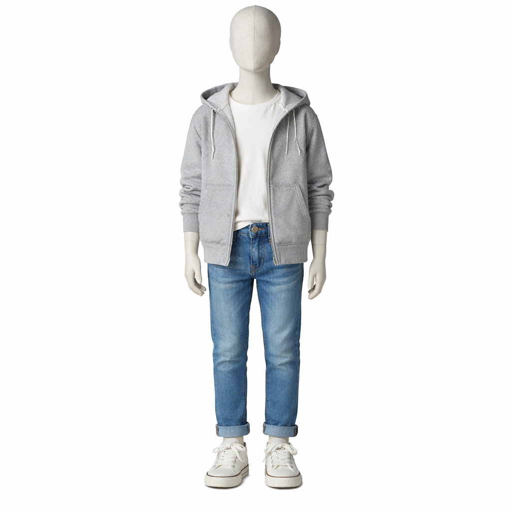 Mannequin enfant Valencia avec tête abstraite