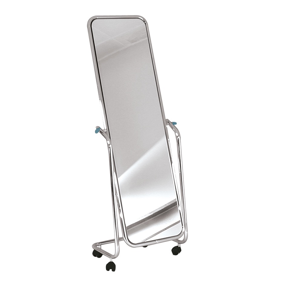 Miroir orientable roulant