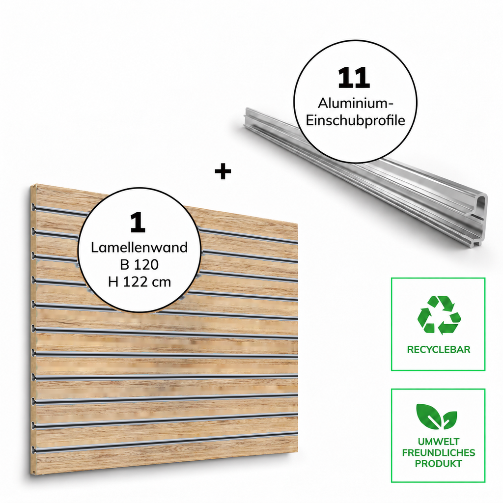 Panneau rainuré Spacewall Aspect Chêne naturel