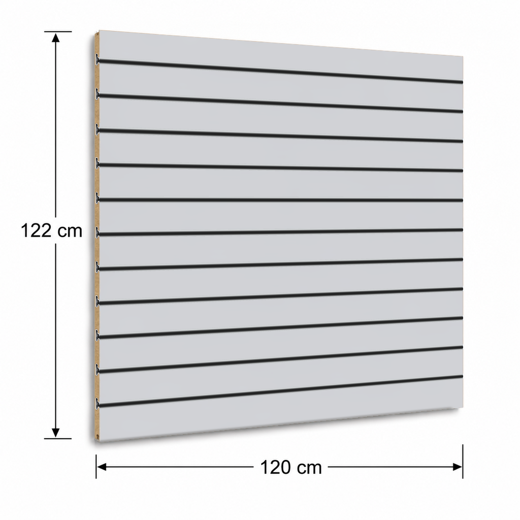 Panneau rainuré Spacewall Gris clair