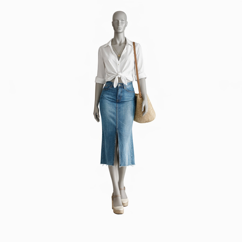 Mannequin femme moderne en marche