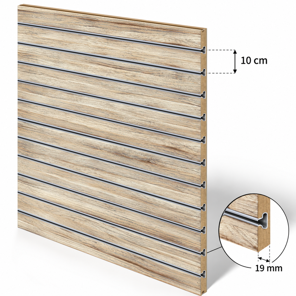 Panneau rainuré Spacewall Aspect Chêne naturel