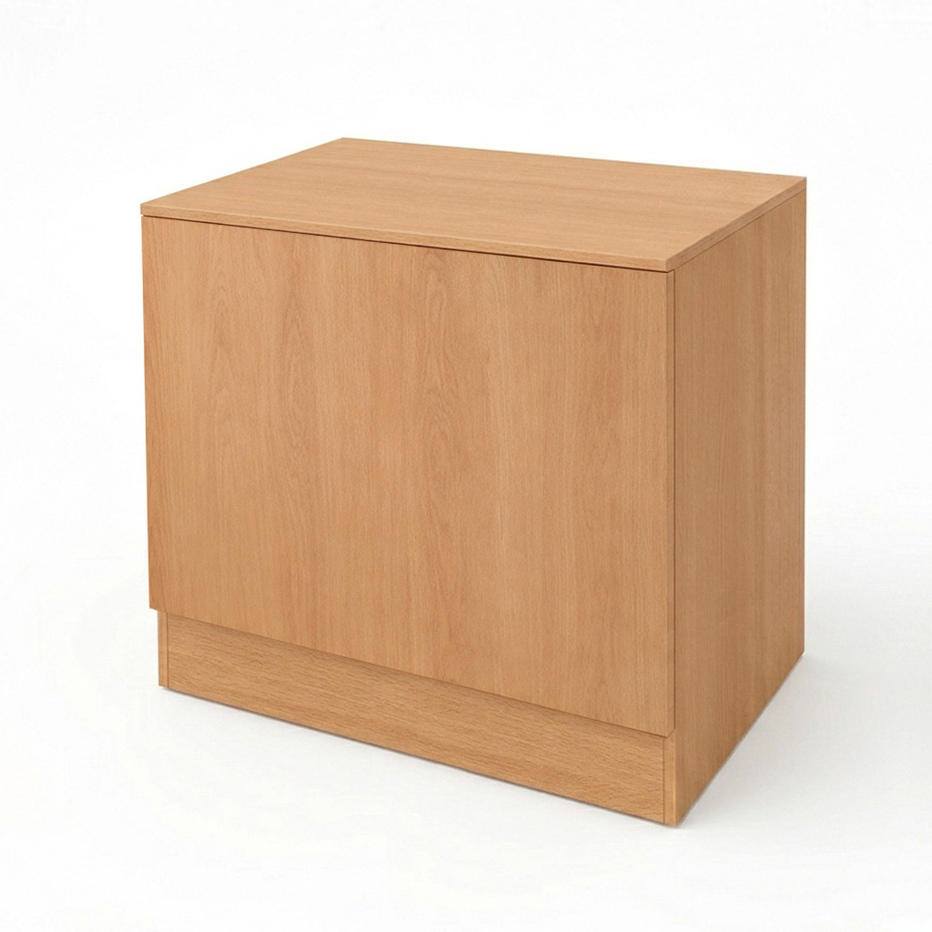 Comptoir droit, décor hêtre