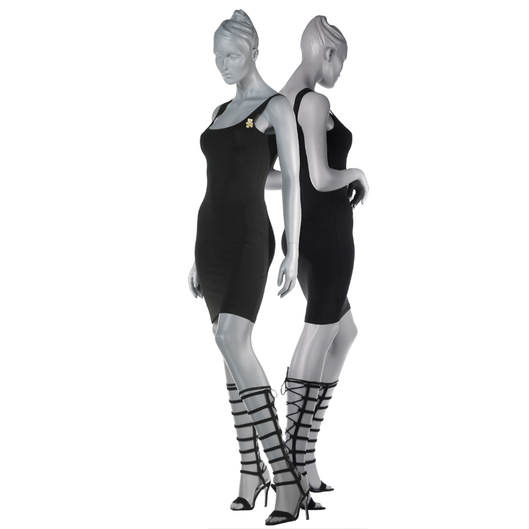 Mannequin femme stylisé tête sculptée Mannequin femme stylisé tête sculptée