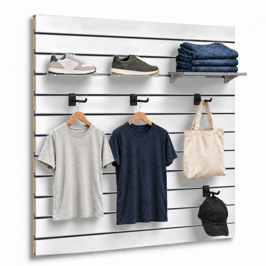 Panneau rainuré Spacewall Blanc (mat)