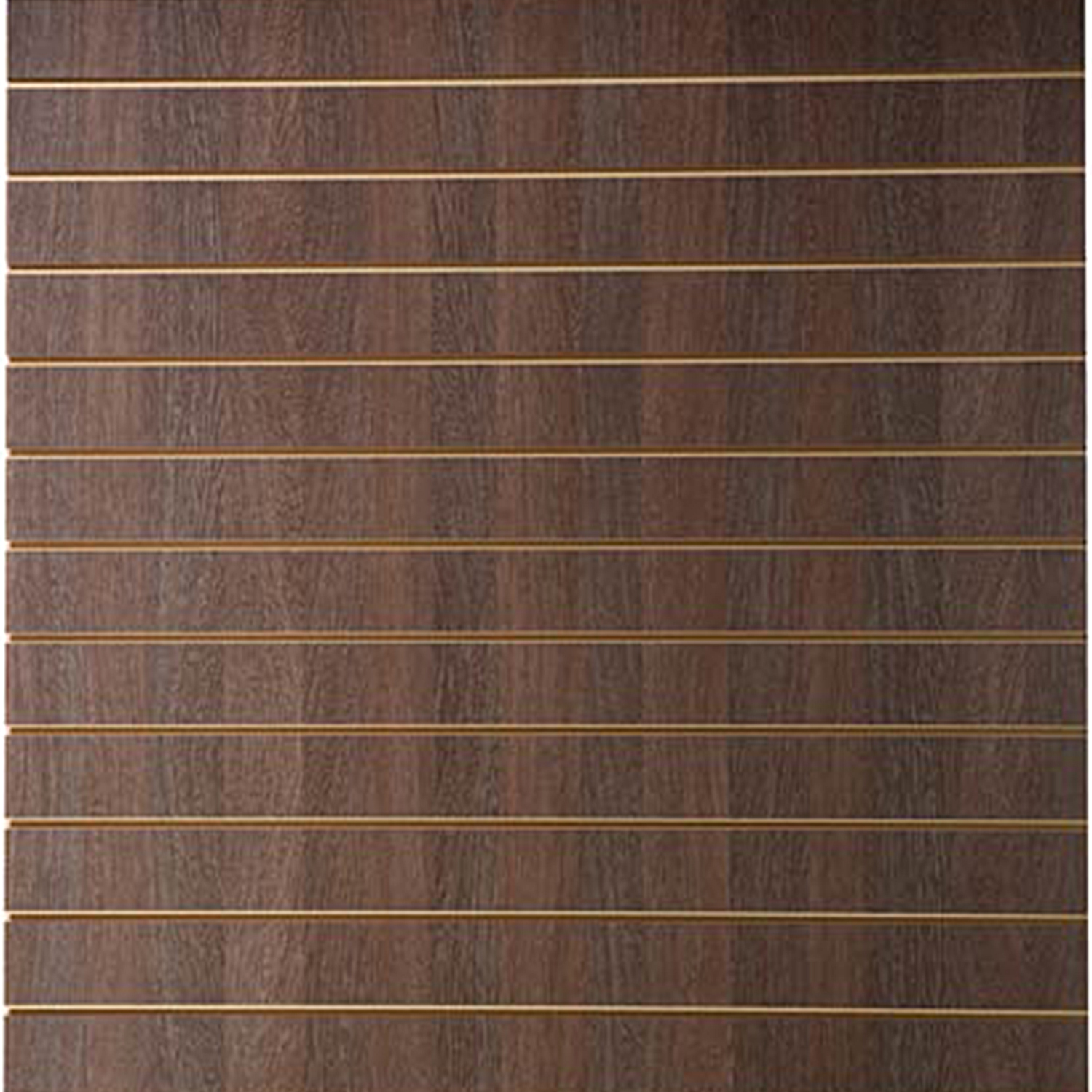 Panneau rainuré, décor wengé