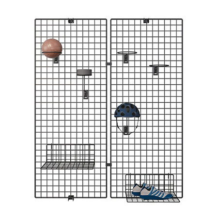 Grilles métalliques pour l'agencement de magasin