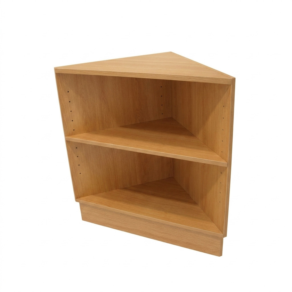 Comptoir angle extérieur 90°, décor hêtre