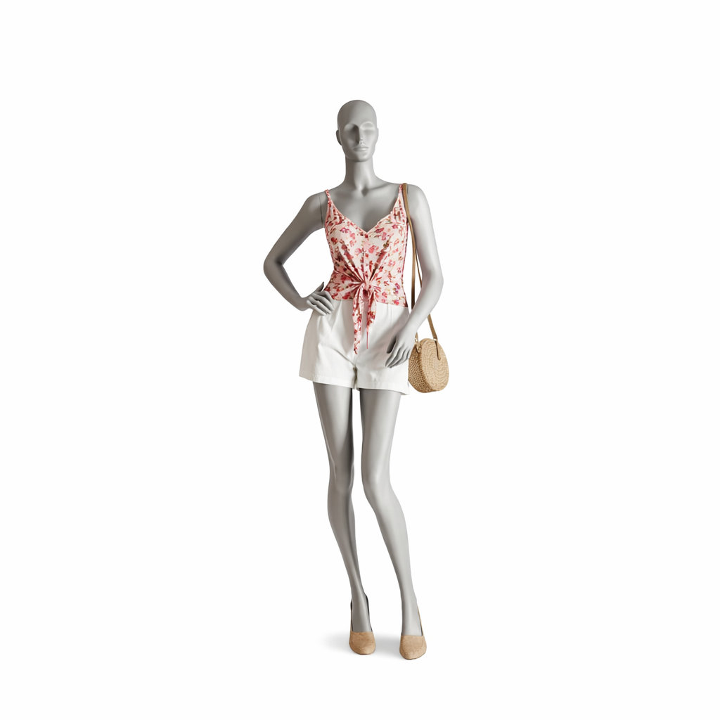 Mannequin femme moderne  avec main sur la hanche