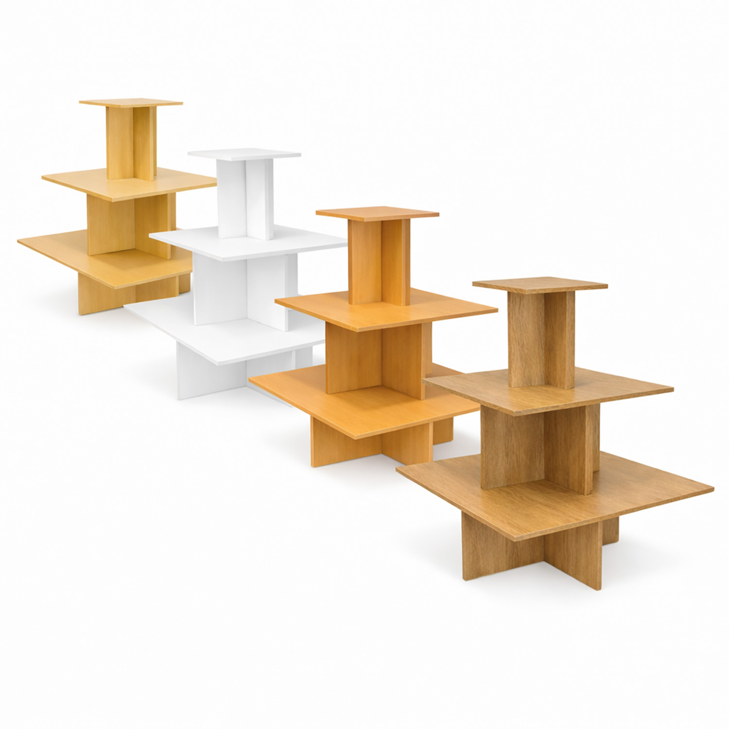 Présentoir pyramide 3 niveaux