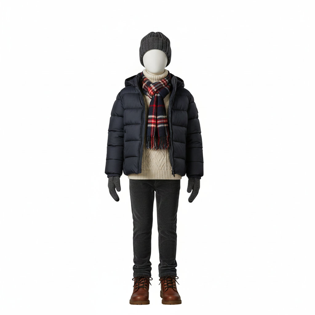 Mannequin enfant Valencia avec tête abstraite