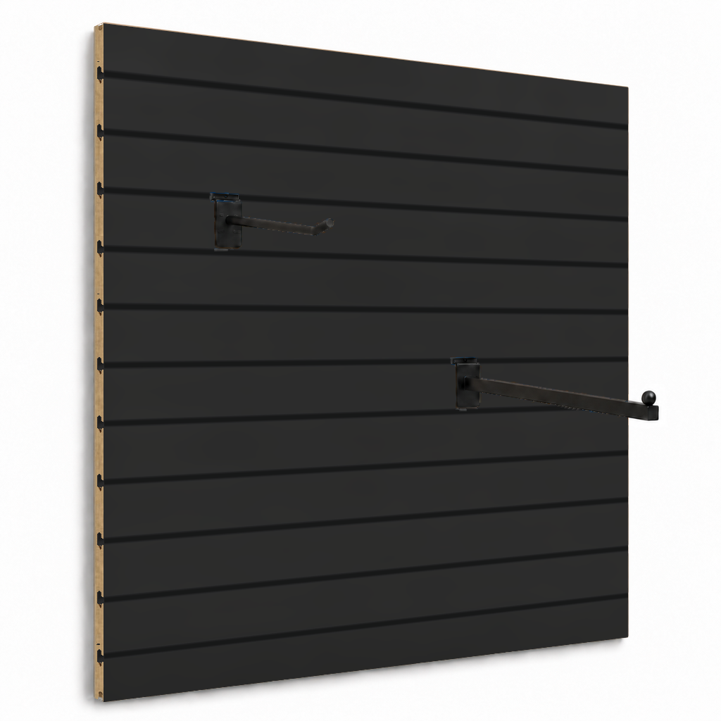 Panneau rainuré Spacewall Noir (mat)