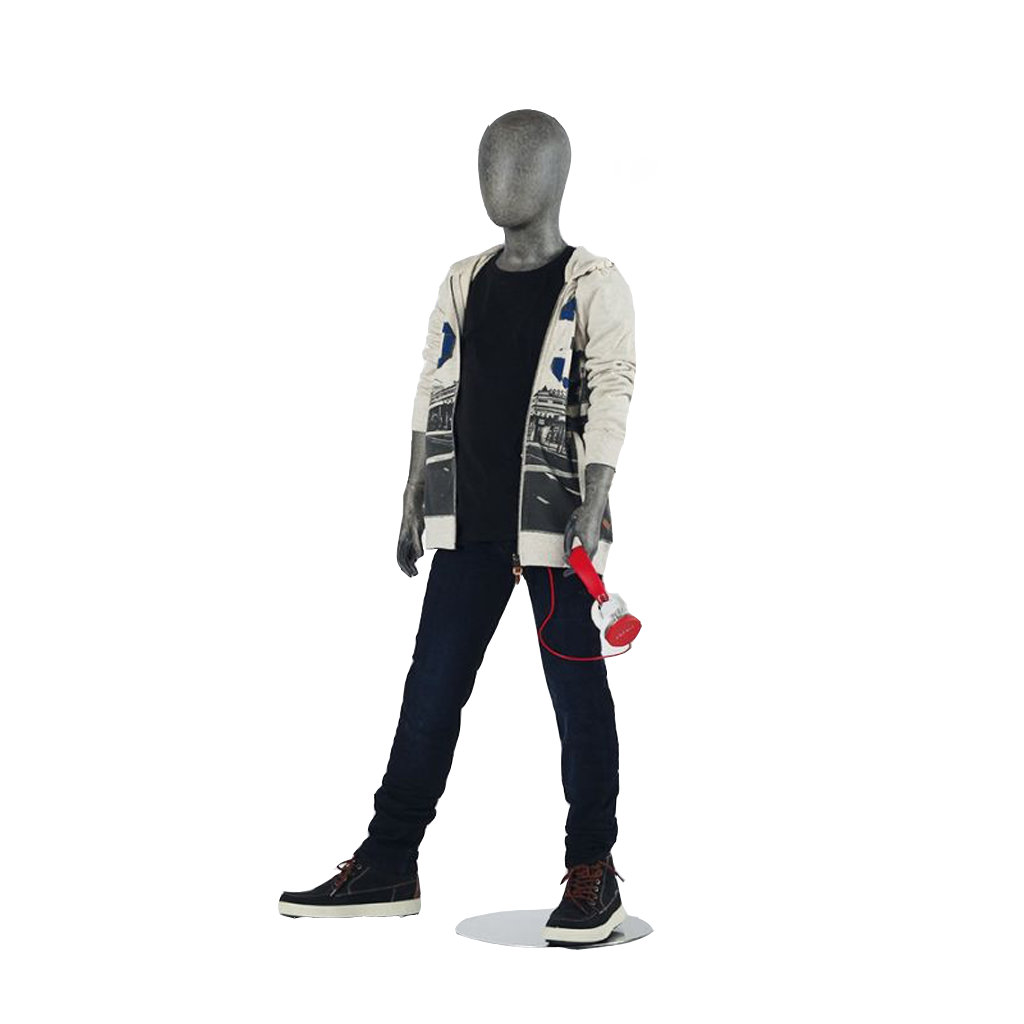 Mannequin garçon premium avec tête abstraite