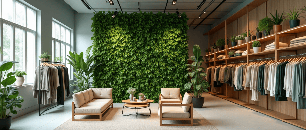 Décoration saisonnière durable en point de vente